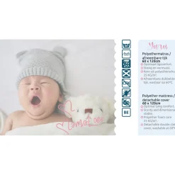 MamaLoes Yara 60x120 cm Ledikantmatras met Afneembare Tijk Hot