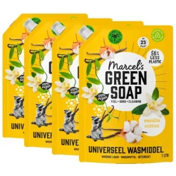Marcel's Green Soap Vanille & Katoen Universeel Wasmiddel Navulling Hot