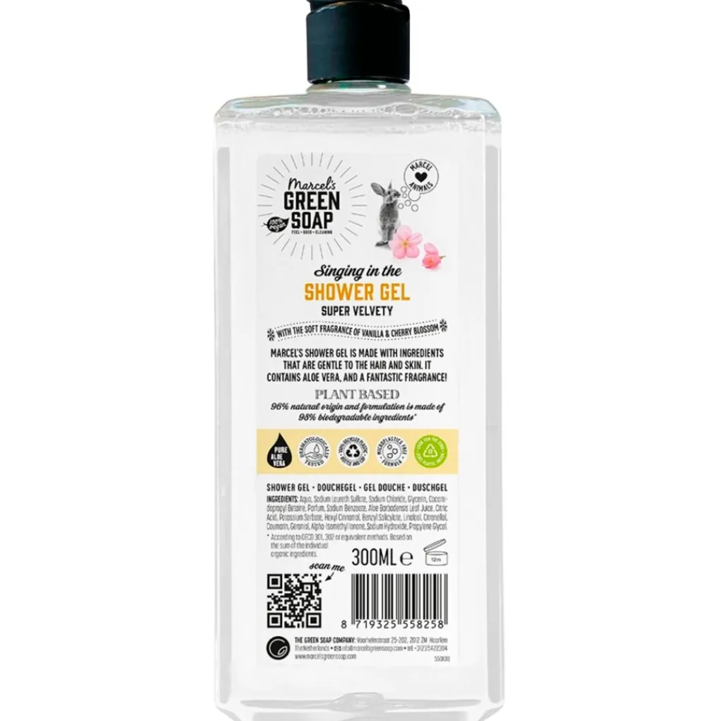 Marcel's Green Soap Marcel’s Green Soap Vanille & Cherry Blossom Shower Gel New