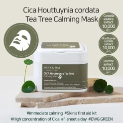 Mary & May CICA Houttuynia Tea Tree Calming Mask Online