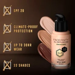 Max Factor Facefinity All Day Flawless N55 Beige Foundation Clearance