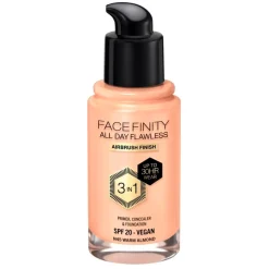Max Factor Facefinity All Day Flawless N45 Warm Almond Foundation Sale