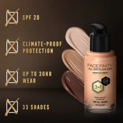 Max Factor Facefinity All Day Flawless N75 Golden Foundation Discount