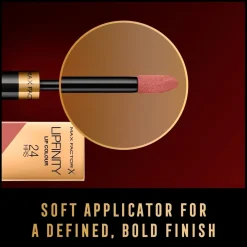 Max Factor Lipfinity Lip Colour 040 Vivacious 2-Step Longlasting Lipstick Best
