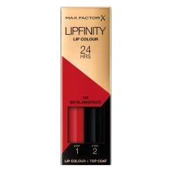 Max Factor Lipfinity Lip Colour 125 So Glamorous 2-Step Longlasting Lipstick Online