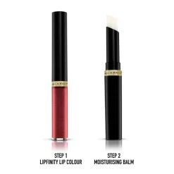 Max Factor Lipfinity Lip Colour 110 Passionate 2-Step Longlasting Lipstick New