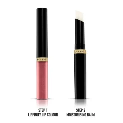 Max Factor Lipfinity 2-Step 001 Pearly Nude Long Lasting Lipstick Hot