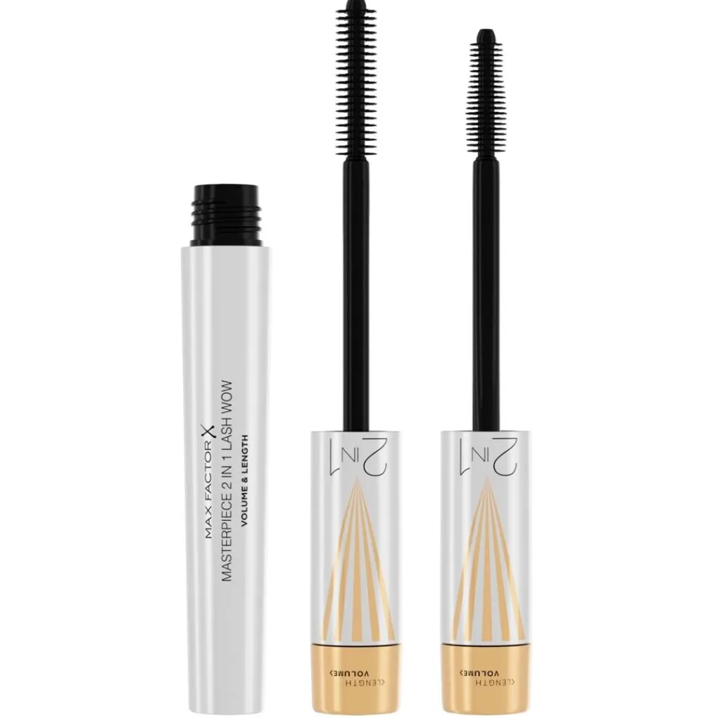 Max Factor Masterpiece 2-In-1 Lash Wow 001 Black Mascara Hot
