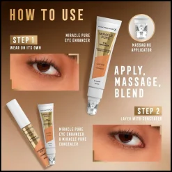 Max Factor Miracle Pure Eye Enhancer 06 Maple Cream Concealer New