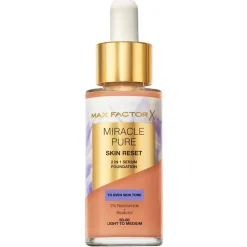 Max Factor Miracle Pure Skin Reset 60-80 Light to Medium 2-in-1 Serum Foundation Online