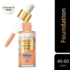 Max Factor Miracle Pure Skin Reset 40-60 Light 2-in-1 Serum Foundation