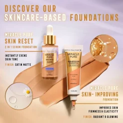 Max Factor Miracle Pure Skin Reset 40-60 Light 2-in-1 Serum Foundation