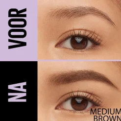 Maybelline New York Express Brow Duo 02 Medium Brown Wenkbrauwpotlood New