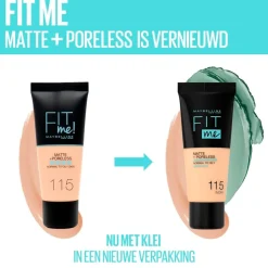 Maybelline New York Fit Me Matte & Poreless 128 Warm Nude Foundation