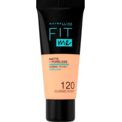 Maybelline New York Fit Me Matte & Poreless 120 Classic Ivory Foundation