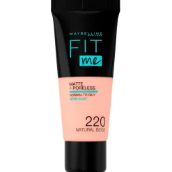 Maybelline New York Fit Me Matte & Poreless 220 Natural Beige Foundation Sale