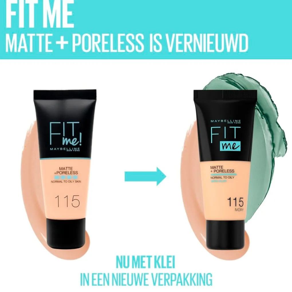 Maybelline New York Fit Me Matte & Poreless 122 Creamy Beige Foundation Hot
