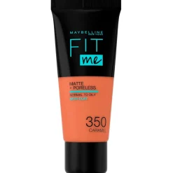 Maybelline New York Fit Me Matte & Poreless 350 Caramel Foundation New