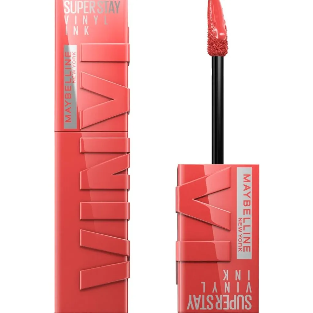 Maybelline New York SuperStay Vinyl Ink 15 Peachy Lipstick Clearance