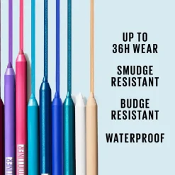 Maybelline New York Tattoo Liner 817 Vivid Green Automatic Gel Pencil Hot