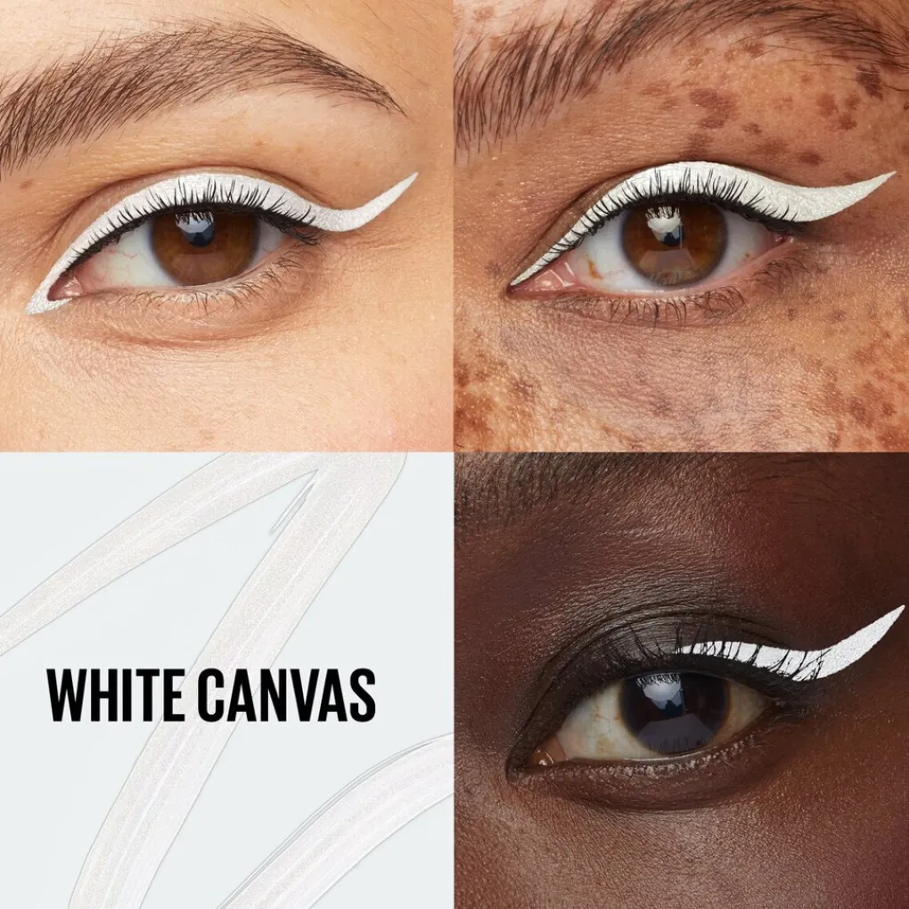 Maybelline New York Tattoo Liner 104 White Canvas Dip-Ink Liquid Eyeliner Clearance