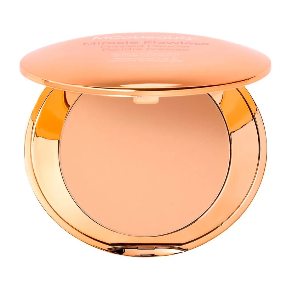 MCoBeauty Miracle Flawless 2 Natural Medium Pressed Powder New