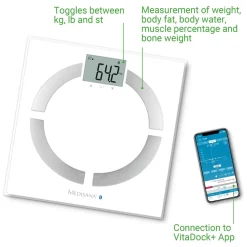 Medisana BS 444 Connect Lichaamsanalyse weegschaal Discount