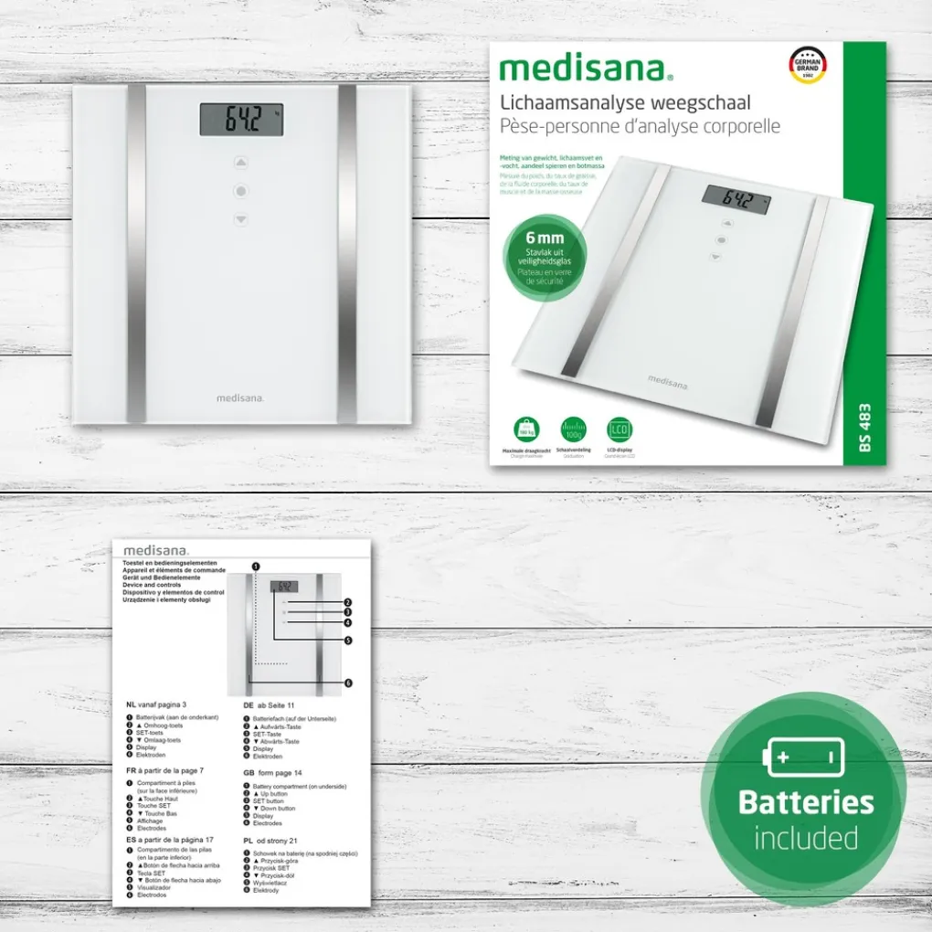 Medisana BS 483 Lichaamsanalyse weegschaal Sale