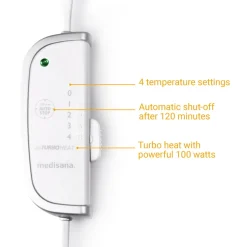 Medisana HU 672 Elektrische maxi fleece deken Sale
