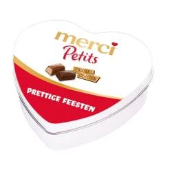 Merci Petits geschenkdoos hartje "prettige feesten"