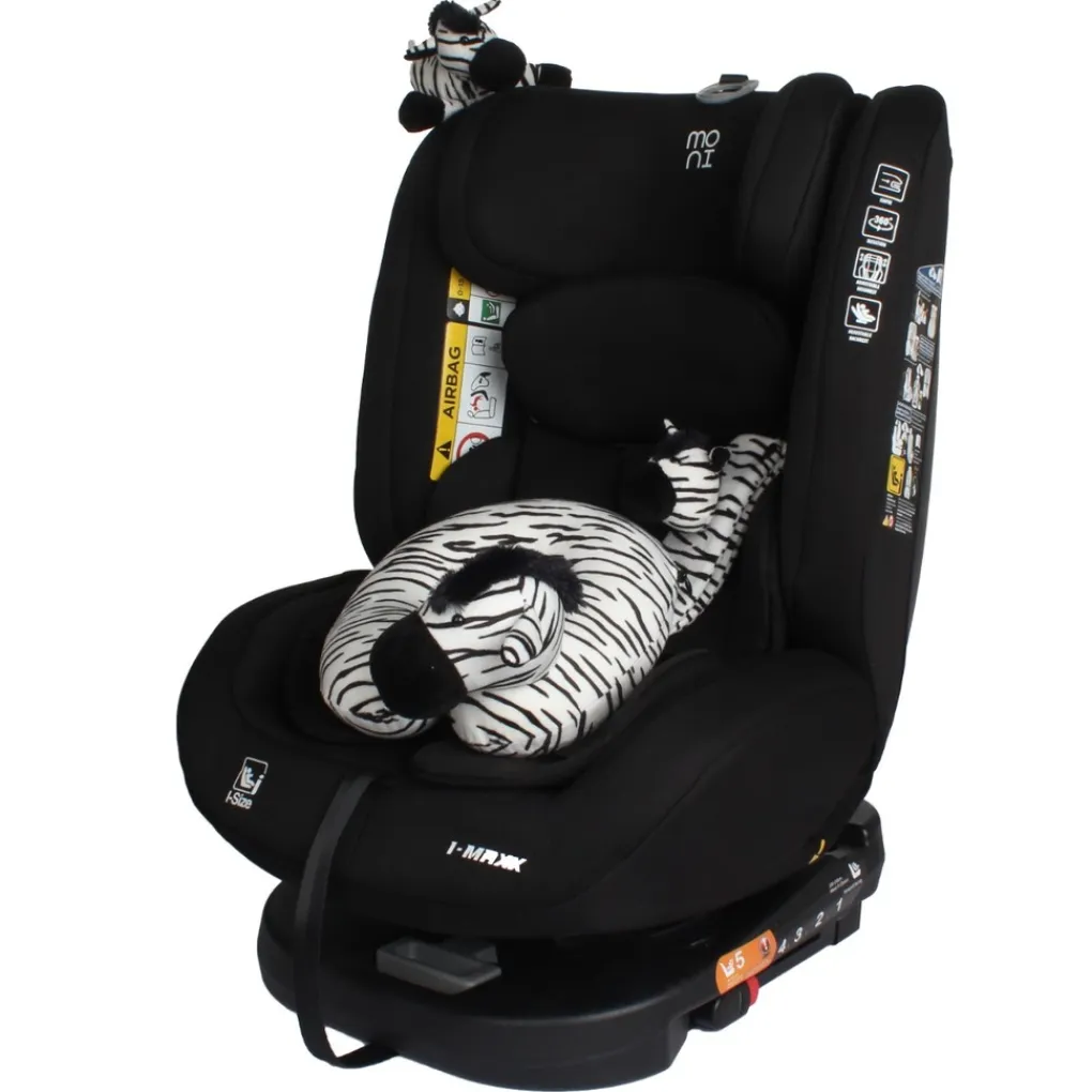 Moni i-Maxx Midnight Black 40-150 cm 360° i-Size Autostoel Online