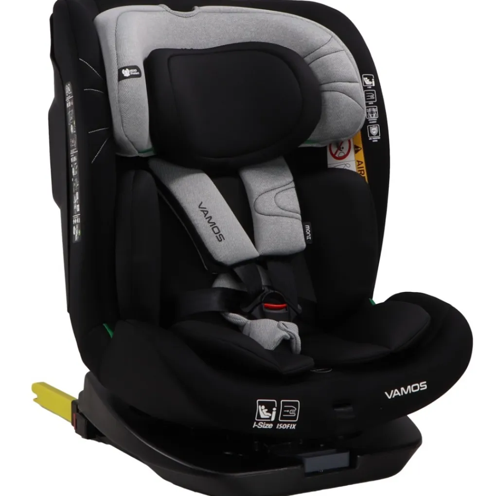 Moni Vamos Stone Gray 40-150 cm 360° i-Size Autostoel Discount