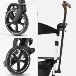 Mooiys Luxe Rollator Opvouwbaar Met Zitfunctie En Rugleuning Clearance