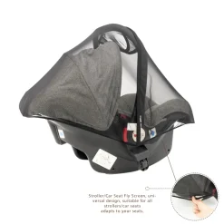 MorDesign Black Universeel Muskietennet voor Groep 0 Autostoel Sale