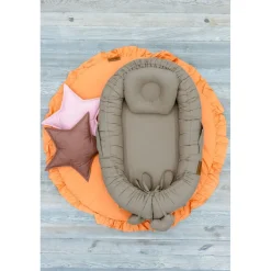 MorDesign Cappuccino Babynest met Kussen Sale