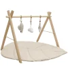 MorDesign Leaf Wood Babygym en Speelkleed Discount