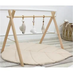 MorDesign Leaf Wood Babygym en Speelkleed Discount