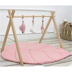 MorDesign Leaf Wood Babygym en Speelkleed Best