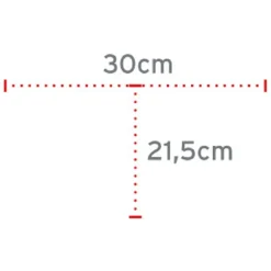 Moretti driepoot eifel wandelstok open handvat Clearance