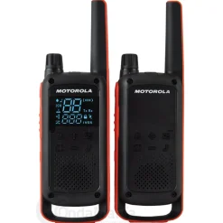 Motorola Solutions T82 Talkabout Walkie Talkie 2 Stuks Eenvoudige Synchronisatie 16 Kanalen LEDzaklamp Discount