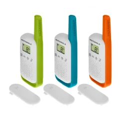Motorola Talkabout T42 Triple Pack Walkie Talkies Voor Kinderen Families 16 Kanalen Bereik 4 km New