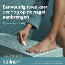 Nailner 2-in-1 Kalknagelkwastje Best