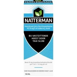 Natterman Broomhexine Extra Sterk 8mg/5ml Hoestdrank New