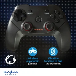 Nedis GGPDW110BK ergonomische gamepad Best
