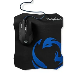 Nedis GMMP100BK gaming muis en muismat set Outlet