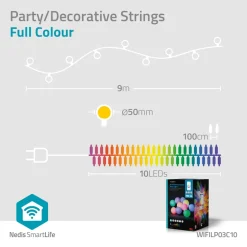 Nedis WIFILP03C10 fullcolour, RGB+, Smart Wi-Fi-lichtsnoer Best