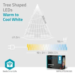 Nedis WIFILXT02W200 Smart Wi-Fi-ophangboom Online