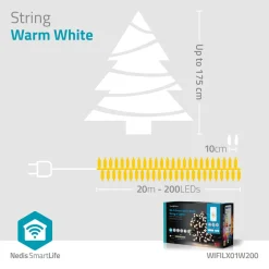 Nedis WIFILX01W100 slim Wi-Fi-lichtsnoer New