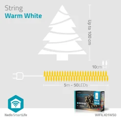 Nedis WIFILX01W50 Smart Wi-Fi-lichtsnoer Online