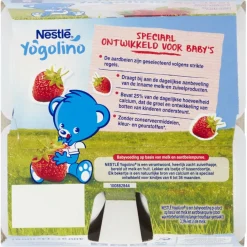 Nestle Nestlé Yogolino 6+M Aardbei Babydessert New